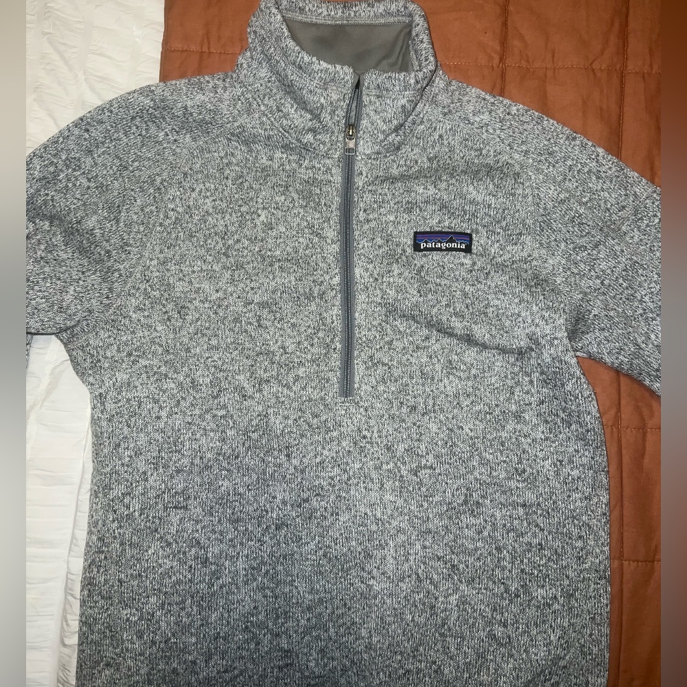 Patagonia better sweater birch white 1/4 zip Women’s